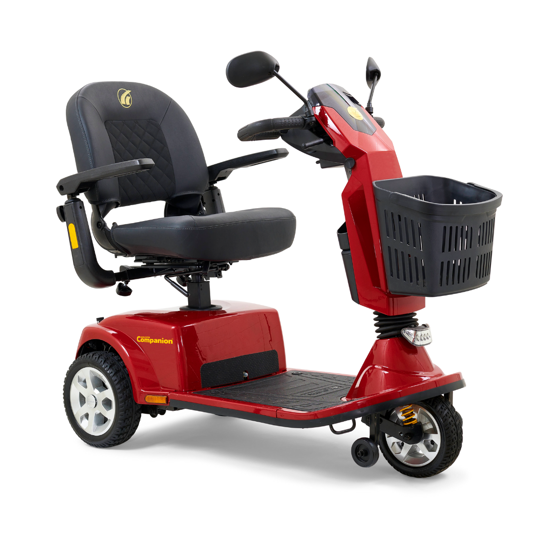 Golden Tech GC340C Companion Luxury 3 Wheel Full Size Scooter - Senior.com Scooters